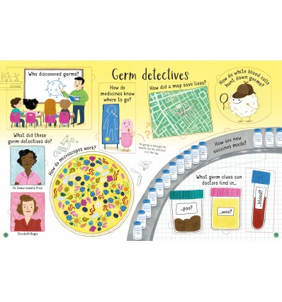 Lift-the-flap Questions and Answers about Germs