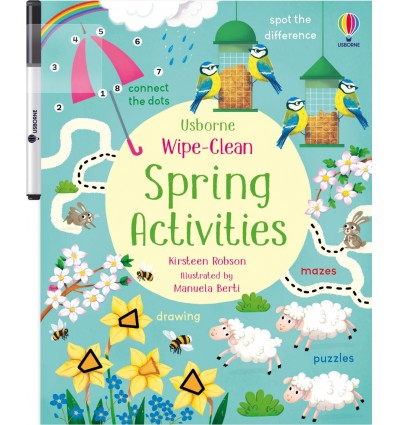 Wipe-Clean Spring Activities