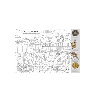 Around the World Colouring: Ancient Greece