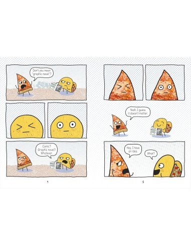 Pizza and Taco: Super-Awesome Comic!