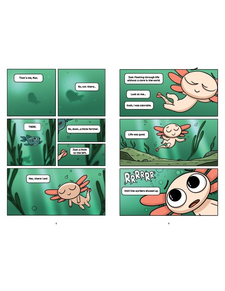 Max, a Little Axolotl