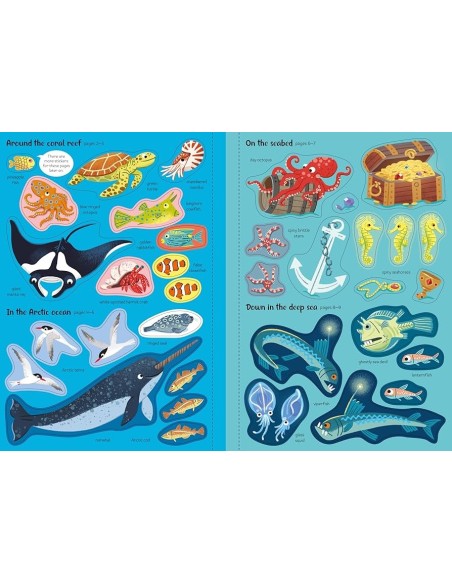 Sparkly Sea Creatures Sticker Book