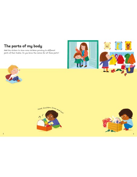 Little First Stickers My Body