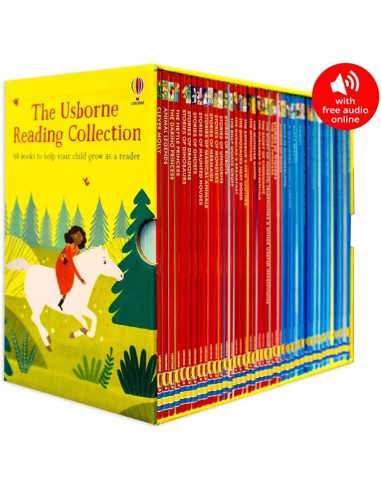 The Usborne Reading 40 Books Collection Box Set (with Free Audio Online)