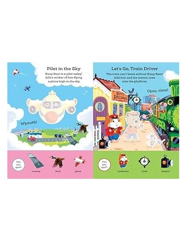 Bizzy Bear My First Sticker Book: Busy Jobs