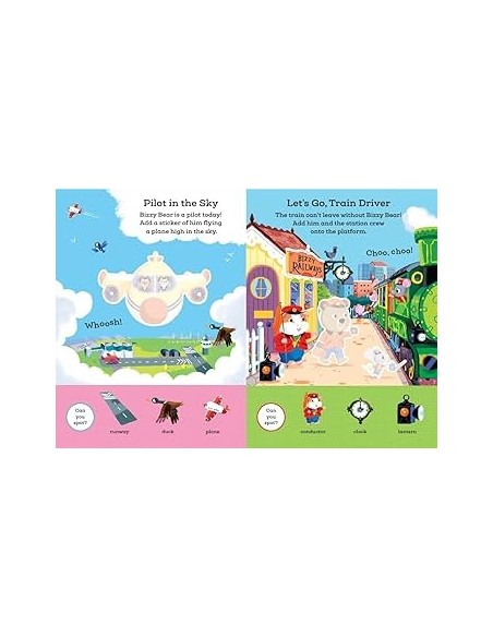 Bizzy Bear My First Sticker Book: Busy Jobs