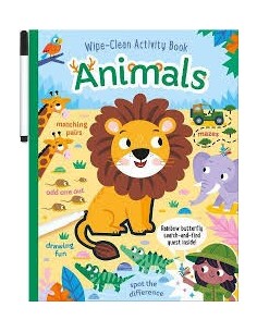Wipe-Clean Activity Fun Animals