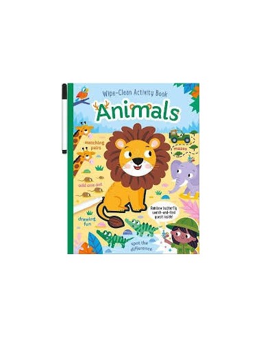 Wipe-Clean Activity Fun Animals